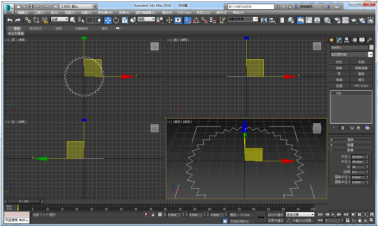 3dmax用星形制作尖角齿轮的教程与步骤(3dmax齿轮怎么画)