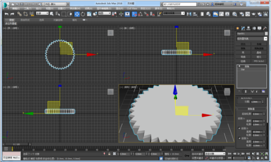 3dmax用星形制作尖角齿轮的教程与步骤(3dmax齿轮怎么画)