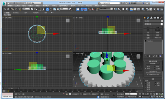 3dmax用星形制作尖角齿轮的教程与步骤(3dmax齿轮怎么画)