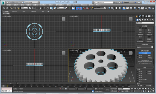 3dmax用星形制作尖角齿轮的教程与步骤(3dmax齿轮怎么画)