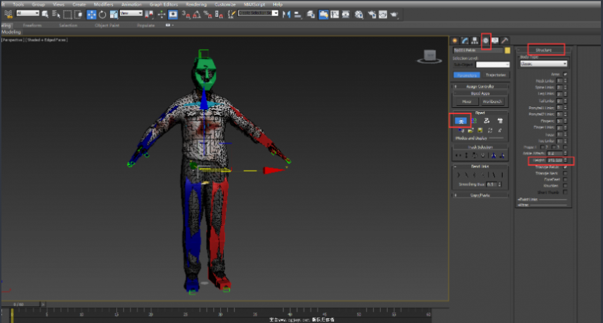 3dmax绑定蒙皮的模型缩放大小不变形的方法(3dmax蒙皮后缩放)