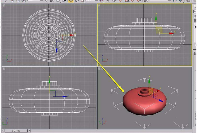 3dmax制作新年红灯笼的建模教程(3dmax制作新年红灯笼的建模教程)