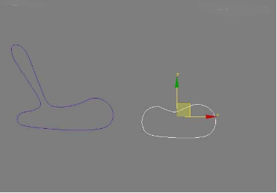 3dmax用放样命令制作木材质带边摇椅的建模教程