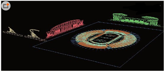 3dmax室外场景奥林匹克体育馆模型建模教程(室内体育馆模型)