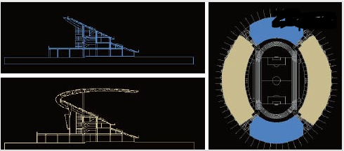 3dmax室外场景奥林匹克体育馆模型建模教程(室内体育馆模型)