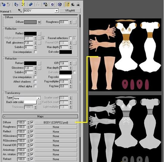 3dmax人物建模漂亮的红发女孩教程