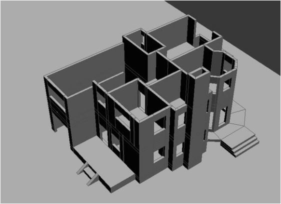 济南大白宫别墅违建被拆，那3dmax别墅是怎么建模的呢