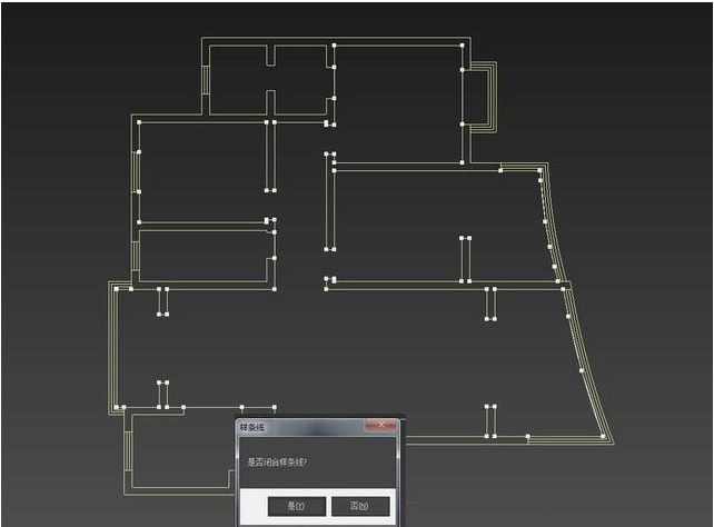 3dmax单线建模墙体的教程与步骤(3dmax怎么墙体建模)