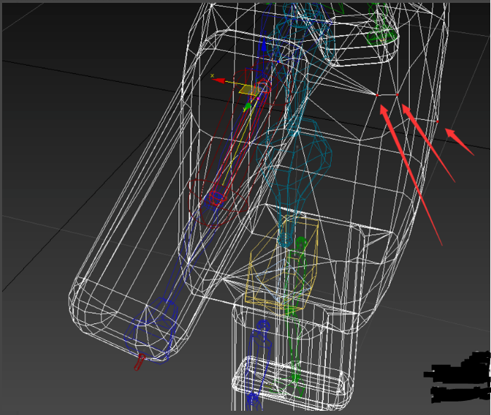 3dmax人物模型蒙皮后调整权重骨骼点的方法(3dmax骨骼绑定蒙皮权重)