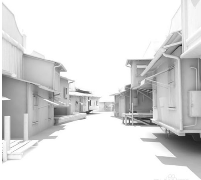 3dmax制作傍水古镇室外场景的实例教程