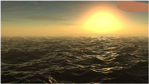 3dmax制作室外海边日出场景教程(3dmax室外外景天空怎么做)
