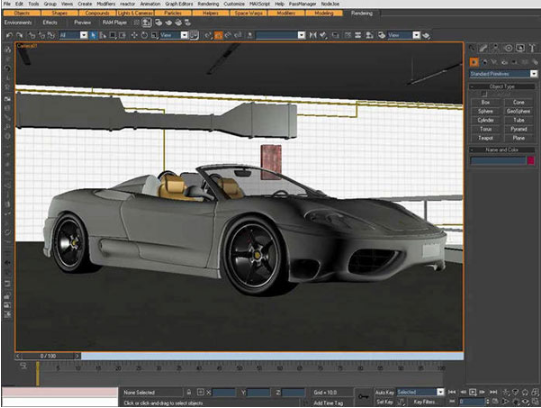 3dmax快速渲染法拉利跑车的教程(法拉利3dmax制作)