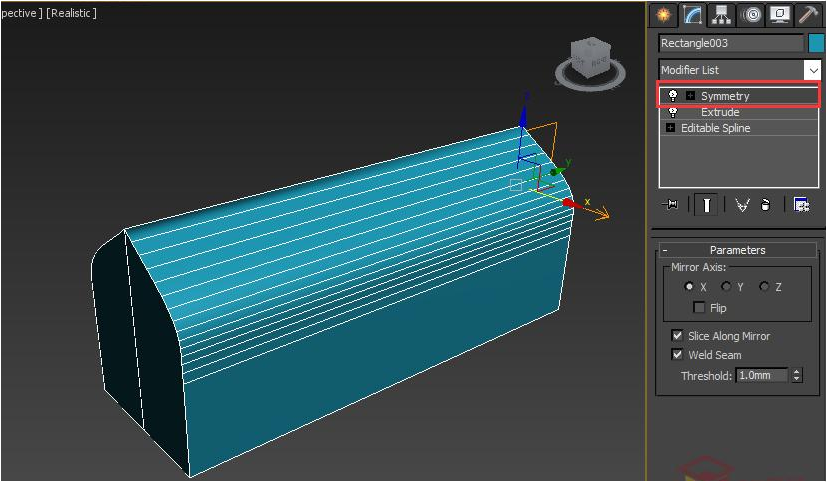 用3dmax中的Symmetry修改器建造一座哥特式教堂拱顶的教程