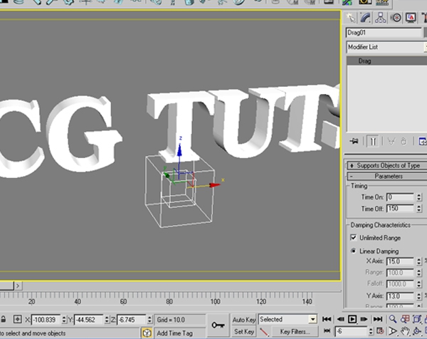 教你使用3dsmax制作飞散的文字效果