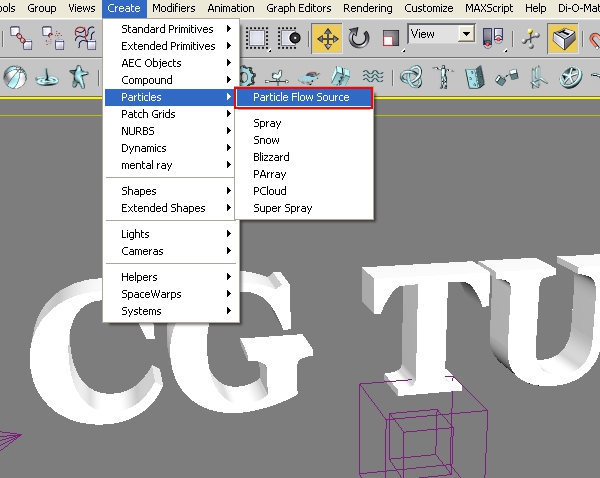 教你使用3dsmax制作飞散的文字效果