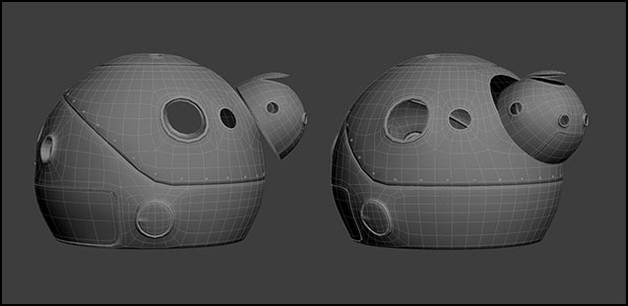 3d Max教程:制作旧热水器式机械人