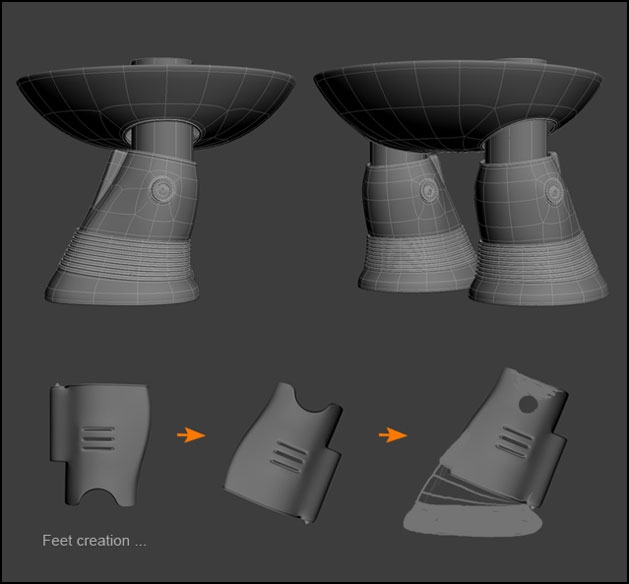 3d Max教程:制作旧热水器式机械人