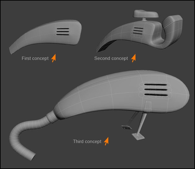 3d Max教程:制作旧热水器式机械人