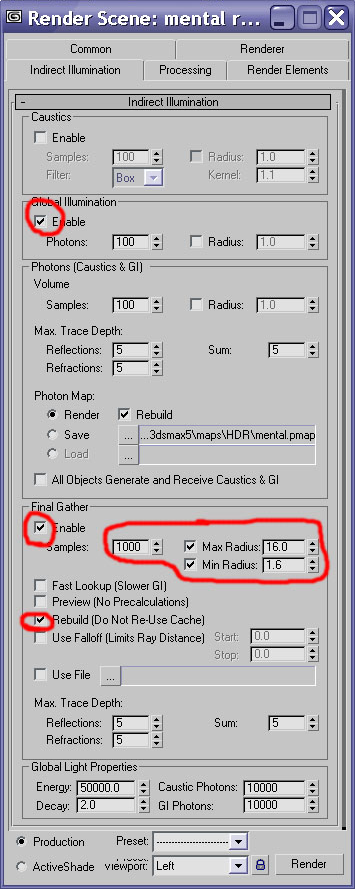 3dmax教程：3ds Max HDRI和Mental Ray教程