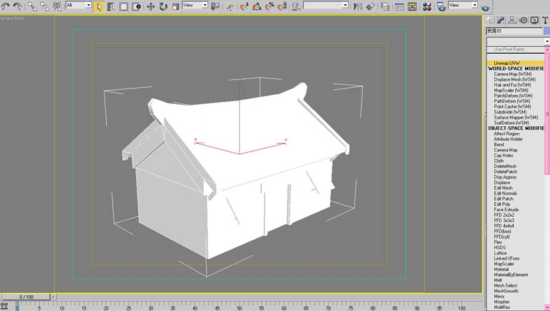 3DSMAX教程:制作游戏场景烘焙贴图