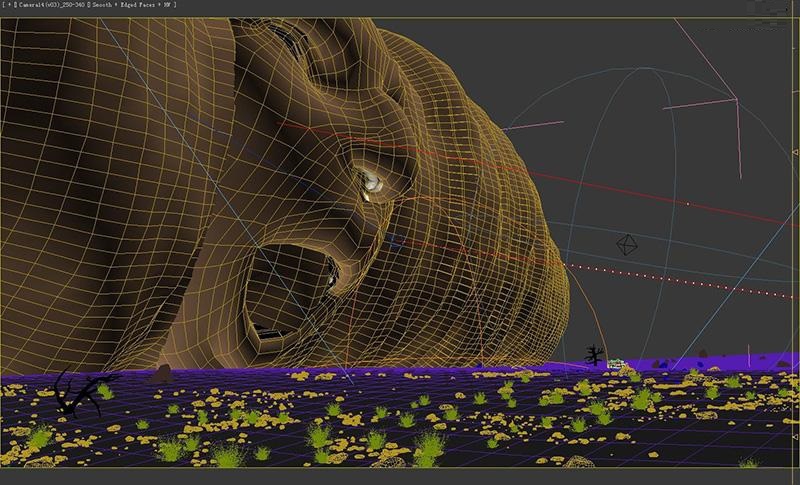 《陆风X5》汽车三维动画 震撼沙暴与模型制作