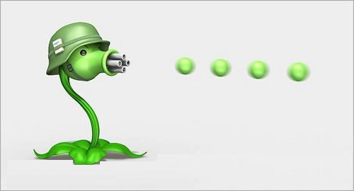 3DMAX教程：给植物大战僵尸机枪射手建模(植物大战僵尸机枪射手怎么画视频)