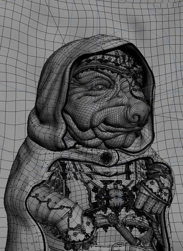 3DMAX制作身穿盔甲的外星人教程(3dmax制作身穿盔甲的外星人教程图片)