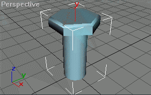 用3DS Max制作螺栓和螺母模型(3dmax螺栓建模)