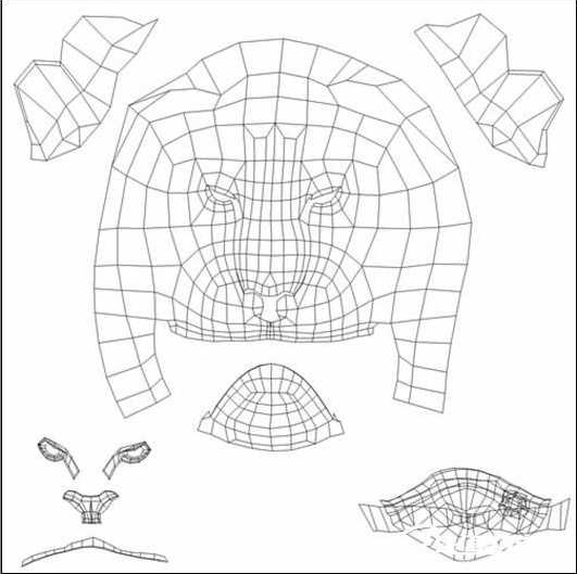 3dsmax绘制毛色亮丽视觉冲击感强的3D老虎