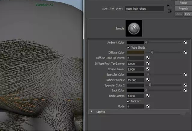 如何用Maya的xGen功能创建角色毛发效果(maya毛发xgen教程)