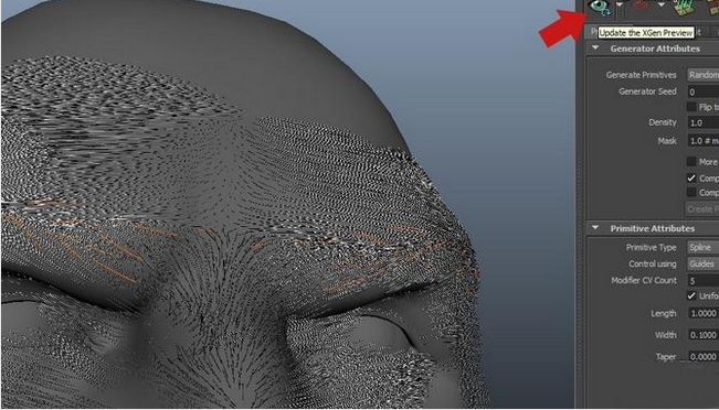 如何用Maya的xGen功能创建角色毛发效果(maya毛发xgen教程)
