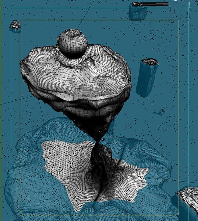 3DMAX建模大海上的三维图腾教程