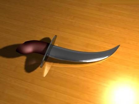 3DMAX利用多边形制作精美匕首模型(3dmax利用多边形制作精美匕首模型)