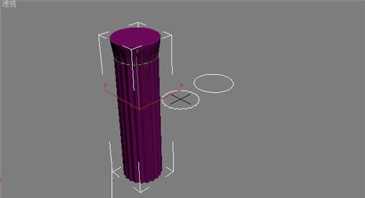 3DMAX打造正午阳光下的石柱效果图(阳光房三角顶3d效果图制作)