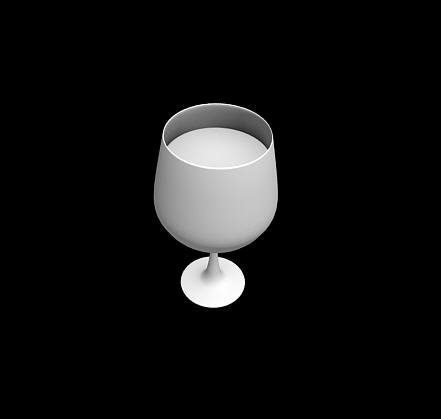 3DMAX高级制作带阴影的高脚红酒杯模型(3dmax红酒杯渲染)