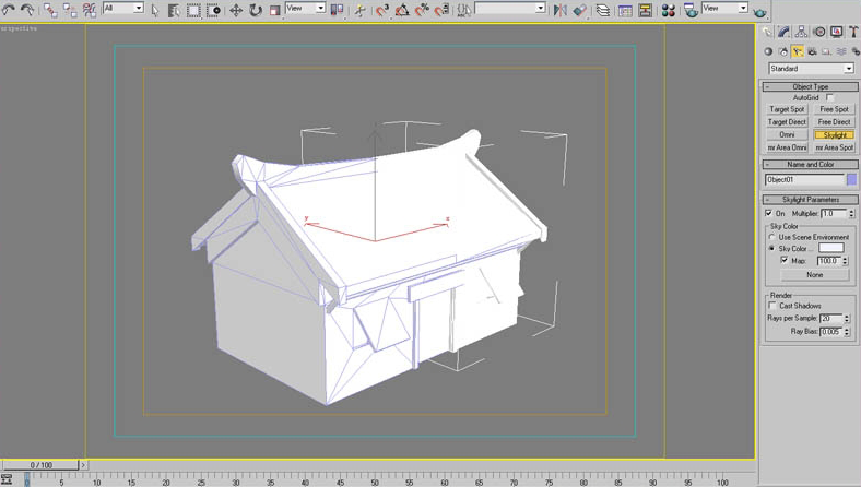 3DMAX制作游戏场景烘培贴图基础教程(3dmax贴图烘焙教程)