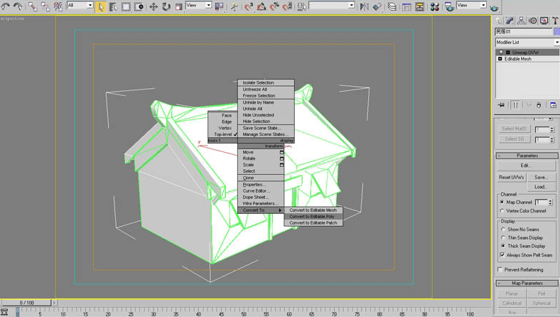 3DMAX制作游戏场景烘培贴图基础教程(3dmax贴图烘焙教程)