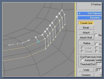 3DMAX制作人物逼真的眼睫毛模型(3d动漫人物模型制作教程)