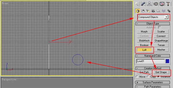 3DMAX 关于制作Loft 命令详解基础教程