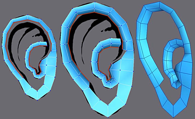 3DMAX制作多边形耳朵模型基础教程(3dmax制作多边形耳朵模型基础教程视频)