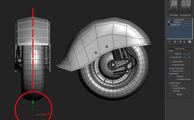 3DsMAX打造复古老式机车基础教程