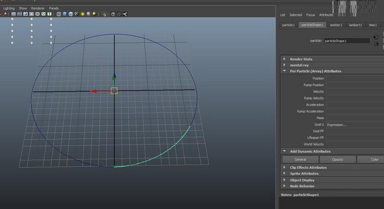 MAYA制作绚丽粒子光尾效果的基础教程(maya粒子特效怎么做)