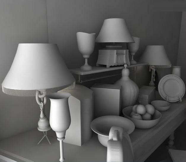 3DsMAX打造美丽室内场景模型