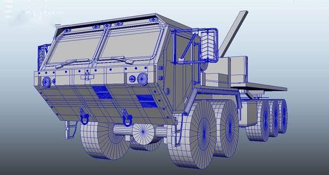 MAYA打造很实用的军用货运卡车模型(货车车模型)