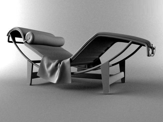 3DsMAX渲染逼真的Corbusier椅子模型