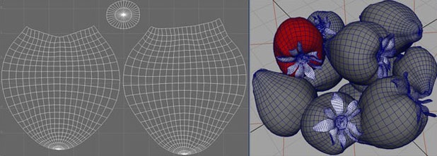 充分利用MAYA制作诱人的果蔬模型(maya水果建模)