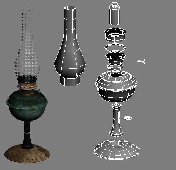 3DMAX超级打造经典旧式台灯模型(3dmax中式台灯模型教程)