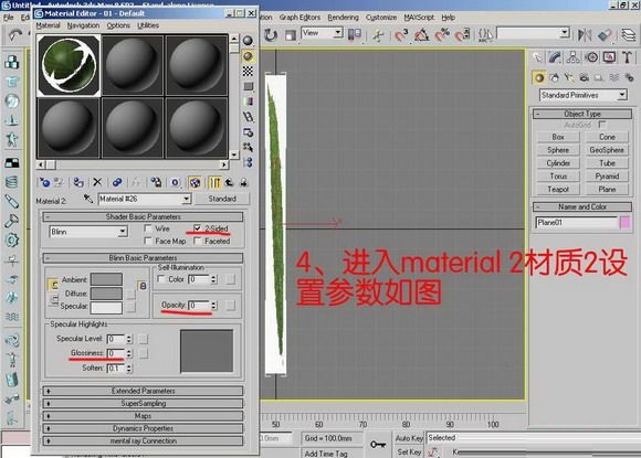 利用3DsMAX制作温凉的狗尾草模型