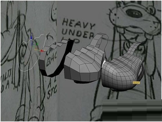 巧妙使用3DsMAX制作经典卡通角色之唐老鸭模型