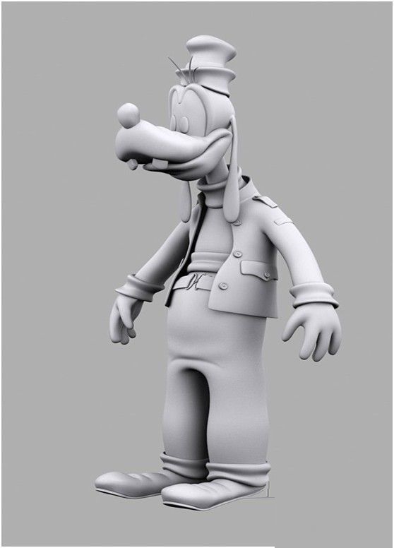 巧妙使用3DsMAX制作经典卡通角色之唐老鸭模型